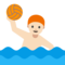 Person Playing Water Polo - Light emoji on Google